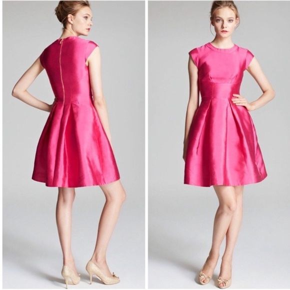 Kate Spade Dresses & Skirts - Kate Spade Vail Bow Dress Day Disco silk